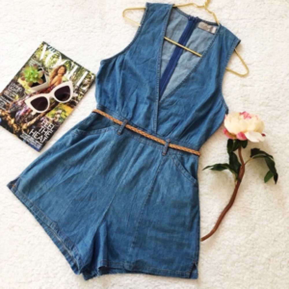 Denim romper from LF.